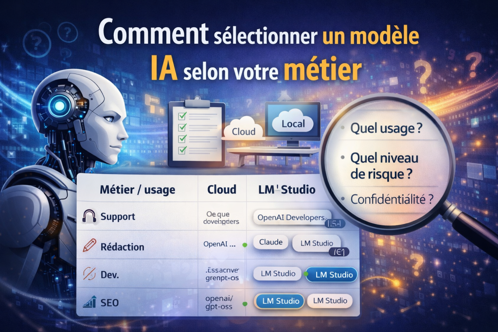 Comment sélectionner un modèle IA adapté à votre métier (et le tester avec LM Studio)