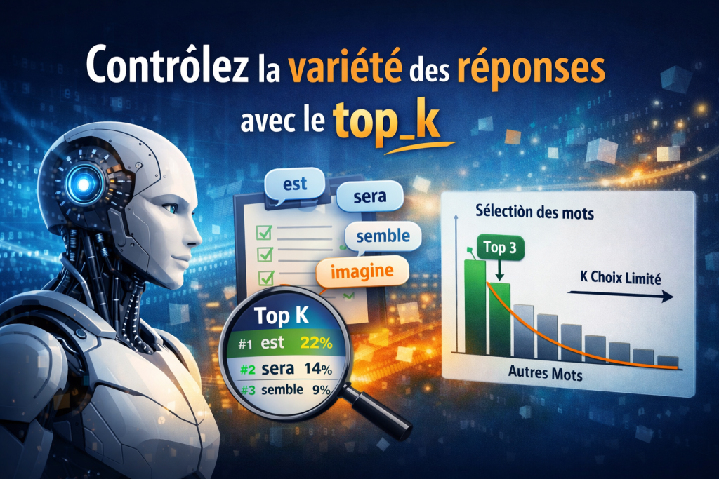 Top_k en IA : le réglage simple qui contrôle la variété des réponses